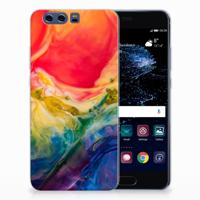 Smartphone hoesje Huawei P10 Plus Watercolor Dark