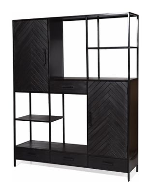 Livingfurn Opbergkast 'York' Mangohout, 200 x 160cm