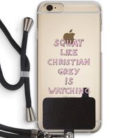 Christian Grey: iPhone 6 / 6S Transparant Hoesje met koord