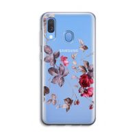 Mooie bloemen: Samsung Galaxy A40 Transparant Hoesje