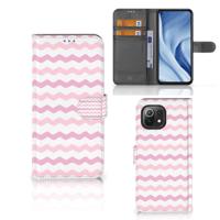 Xiaomi 11 Lite 5G NE | Mi 11 Lite | Telefoon Hoesje | Waves Roze