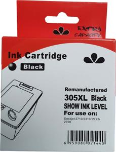Huismerk HP 305XL cartridge zwart met inktniveau