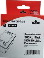 Huismerk HP 305XL cartridge zwart met inktniveau