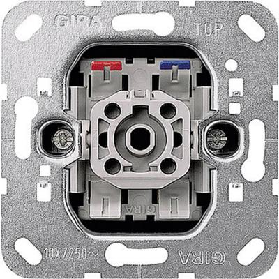 GIRA Inzetstuk Controleschakelaar, Wisselschakelaar Standaard 55, E2, Event Clear, Event, Event Opaque, Esprit, ClassiX, System 55 Bont 011600