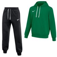 Nike Park 26 Fleece Pullover Hoodie Joggingpak Donkergroen Zwart