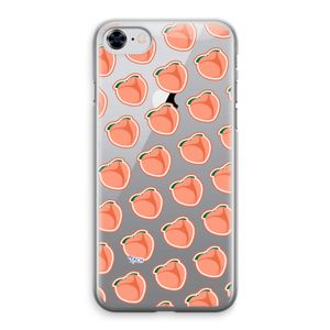Just peachy: iPhone 8 Transparant Hoesje