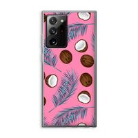 Kokosnoot roze: Samsung Galaxy Note 20 Ultra / Note 20 Ultra 5G Transparant Hoesje
