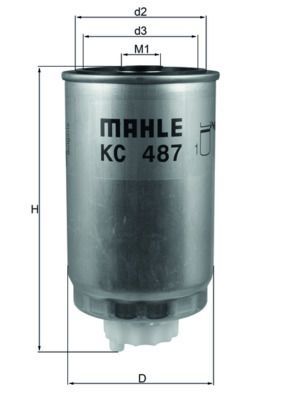 Brandstoffilter KC487