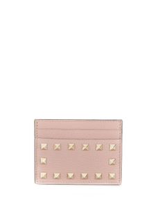 Valentino Garavani porte-cartes Rockstud - Rose