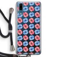 Klaproosjes: Huawei P20 Transparant Hoesje met koord