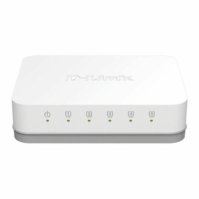 Schakelaar D-Link GO-SW-5G/E 5 p 10 / 100 / 1000 Mbps Wit