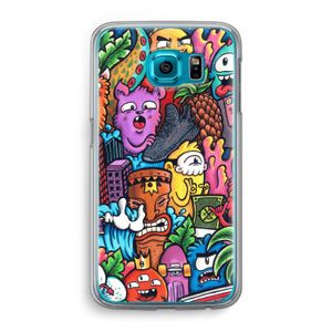 Vexx Mixtape: Samsung Galaxy S6 Transparant Hoesje
