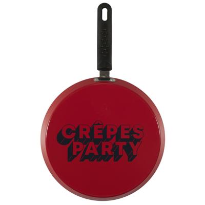 Lily Cook Pannenkoekenpan - alle warmtebronnen geschikt - rood - D26 cm - Aluminium