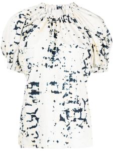 3.1 Phillip Lim blouse Kaleidoscope à manches bouffantes - Blanc