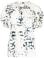 3.1 Phillip Lim blouse Kaleidoscope à manches bouffantes - Blanc