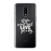 Partner in crime: OnePlus 7 Transparant Hoesje