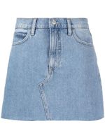 FRAME minijupe en jean à coupe évasée - Bleu