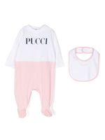 PUCCI Junior trousseau de naissance à logo imprimé - Blanc - thumbnail