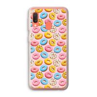 Pink donuts: Samsung Galaxy A20e Transparant Hoesje Pink donuts: Samsung Galaxy A20e Transparant Hoesje