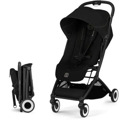 CYBEX - Ultracompacte en comfortabele kinderwagen - ORFEO - 4 wielen - Magic Black