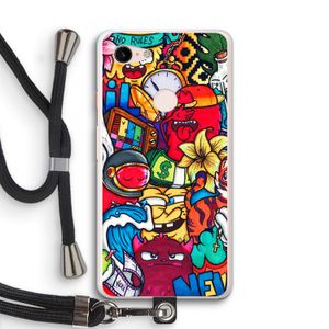 No Rules: Pixel 3 XL Transparant Hoesje met koord