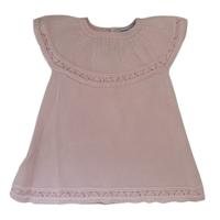 Babidu gebreid baby jurkje roze