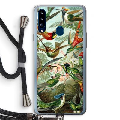 Haeckel Trochilidae: Samsung Galaxy A20s Transparant Hoesje met koord
