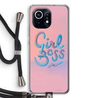 Girl boss: Xiaomi Mi 11 Transparant Hoesje met koord