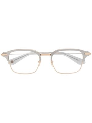 Dita Eyewear lunettes de vue Typographer à monture d'inspiration wayfarer - Gris