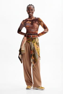 Pantalon M. Christian Lacroix - BROWN - S Pantalon M. Christian Lacroix - BROWN - S