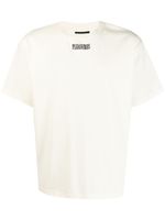 Pleasures t-shirt en coton à carreaux - Blanc