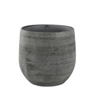 Ter Steege Plantenpot - modern - mystic grijs - 18 x 16 cm - bloempot