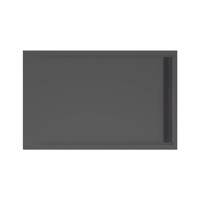 Xenz Easy Tray douchevloer - 140x90x5cm - acryl - zonder gootcover - ebony 6947-29