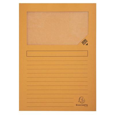 Set of Subfolders Exacompta Forever Oranje A4 Doorzichtig raam 100 Onderdelen