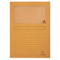Set of Subfolders Exacompta Forever Oranje A4 Doorzichtig raam 100 Onderdelen