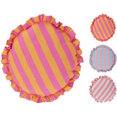 Home & Styling Kussen rond strepen ø42cm