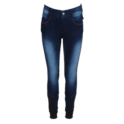 Harrys Horse Loulou Sanddrif FG kinder rijbroek jeans maat:128