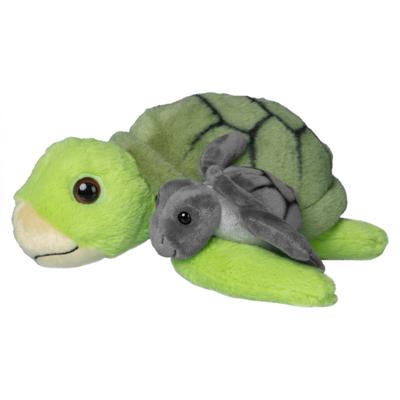 Nature Planet Pluche knuffel Schildpadden - familie - 22 cm - cadeau