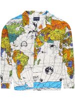 SAINT MXXXXXX chemise World Map à col cranté - Blanc - thumbnail