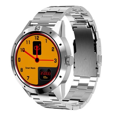N6 Smart Watch 1.3 inch TFT scherm MTK2502C Bluetooth4.0, RVS horlogebandje, steun hartslag monitor & stappenteller & slaap Monitor & sedentair Remind