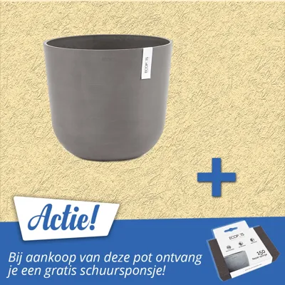Bloempot Oslo 35 cm Taupe Ecopots
