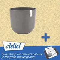 Bloempot Oslo 35 cm Taupe Ecopots
