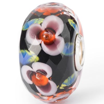 Trollbeads TGLBE-30087 Kraal Weidekraal zilver-glas