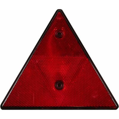 Driehoek reflector rood - 155 mm - E11 - losse reflector voor aanhanger Driehoek reflector rood - 155 mm - E11 - losse reflector voor aanhanger