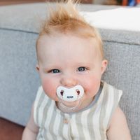 Spenen set met naam bedrukken - Wit Spenen set met naam bedrukken - Wit