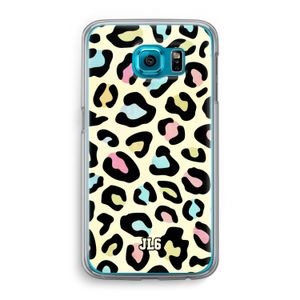 Leopard pattern: Samsung Galaxy S6 Transparant Hoesje