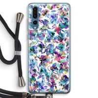 Hibiscus Flowers: Huawei P20 Pro Transparant Hoesje met koord