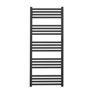 Crosswater MPRO handdoekradiator - 114x48cm - 447 watt - mat zwart MP48X1140MB
