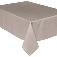 Tafelkleed rechthoekig 240 x 140 cm beige polyester - thumbnail