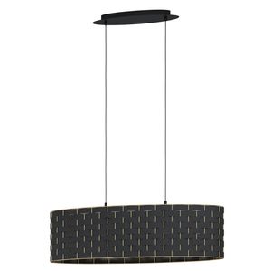 EGLO Marasales Hanglamp - E27 - 78 cm - Zwart/Koper